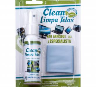 LIMPA TELAS IMPLASTEC C/FLANELA 60ML PALT0030CX