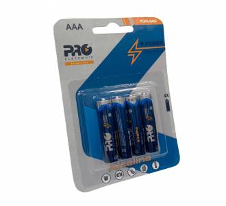 PILHA ALCALINA AAA PROELETRONIC LR03 PQPA-AAA4 C/4 UNID.