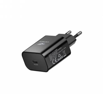 CONVERSOR CARREG. USB-C 20W C3TECH UC-P100BK PRETO